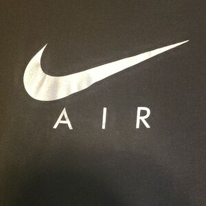 Nike Air Black and Silver Art Print